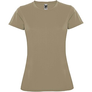 Montecarlo short sleeve womens sports t-shirt, dark sand
