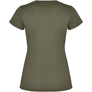 Montecarlo short sleeve womens sports t-shirt, militar green