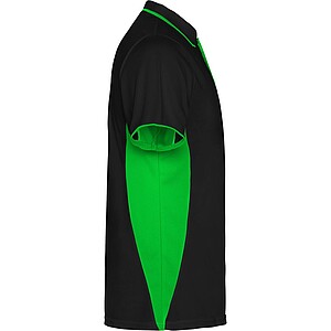 Montmelo short sleeve unisex sports polo, black, size XL