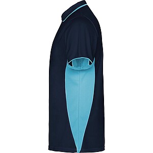 Montmelo short sleeve unisex sports polo, navy blue, size S