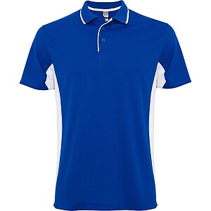 Montmelo short sleeve unisex sports polo, royal blue, size S