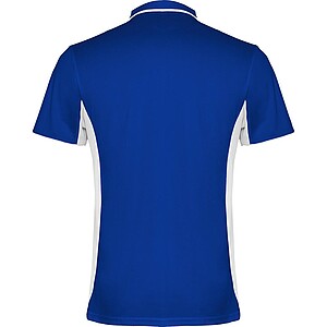 Montmelo short sleeve unisex sports polo, royal blue, size XL