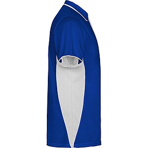 Montmelo short sleeve unisex sports polo, royal blue, size XL