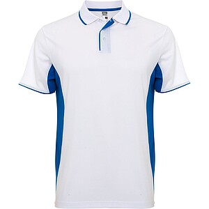 Montmelo short sleeve unisex sports polo, white, size XL