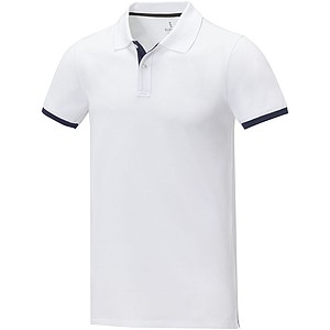 Morgan short sleeve mens duotone polo