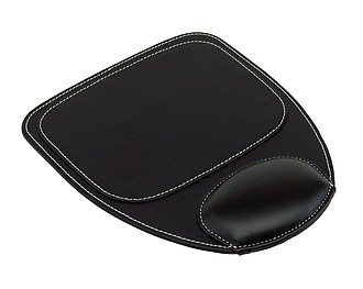 Mouse pad "Noblesse" with an ergonomic wrist rest,colour black