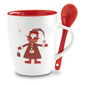 Mug with spoon 250ml