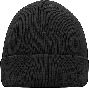 MUIRO winter knitted hat, black