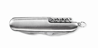 Multi tool pocket knife, silver