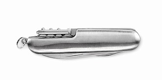 Multi tool pocket knife, silver
