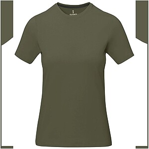 Nanaimo short sleeve womens t-shirt, forest green
