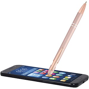 Nanna ballpoint pen with rose gold finish (blue ink), dusty pink