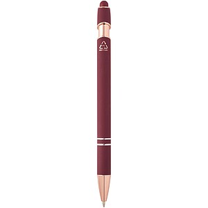 Nanna ballpoint pen with rose gold finish, burgundy