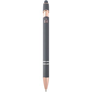 Nanna ballpoint pen with rose gold finish, twilight grey