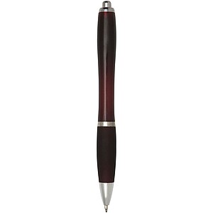 Nash ballpoint pen with coloured barrel and grip