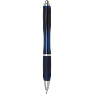 Nash ballpoint pen with coloured barrel and grip