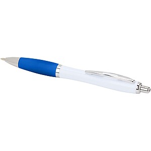 Nash recycled plastic ballpoint pen (blue ink), aqua