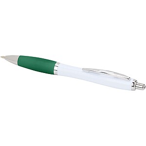 Nash recycled plastic ballpoint pen (blue ink), green
