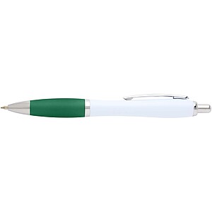Nash recycled plastic ballpoint pen (blue ink), green