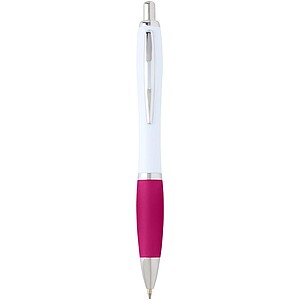 Nash recycled plastic ballpoint pen (blue ink), pink