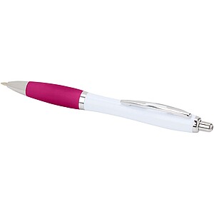 Nash recycled plastic ballpoint pen (blue ink), pink