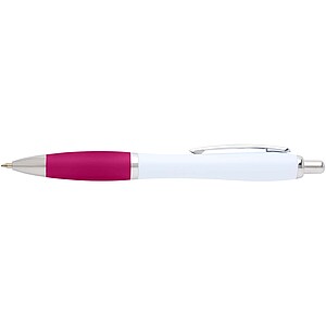 Nash recycled plastic ballpoint pen (blue ink), pink