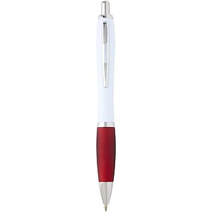 Nash recycled plastic ballpoint pen (blue ink), red