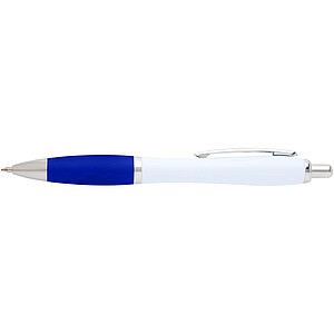 Nash recycled plastic ballpoint pen (blue ink), royal blue