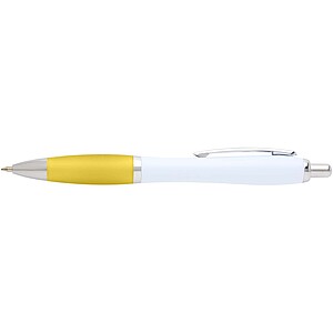 Nash recycled plastic ballpoint pen (blue ink), yellow