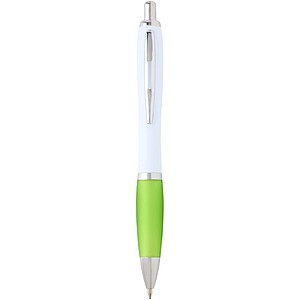 Nash recycled plastic ballpoint pen, lime green