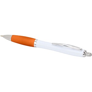 Nash recycled plastic ballpoint pen, orange