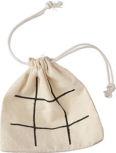 Natural wooden tic-tac-toe game Waltraud