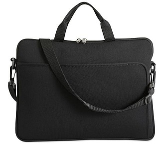 Neoprene laptop pouch, black