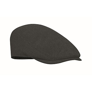 Newsboy flat cap 335 gr/m2, black