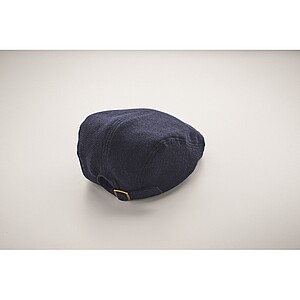 Newsboy flat cap 335 gr/m2, blue