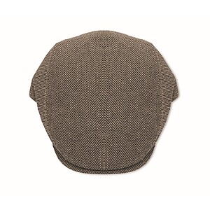 Newsboy flat cap 335 gr/m2, khaki