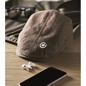 Newsboy flat cap 335 gr/m2, khaki