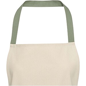 Nia 200 g/m2 recycled cotton apron, heather green