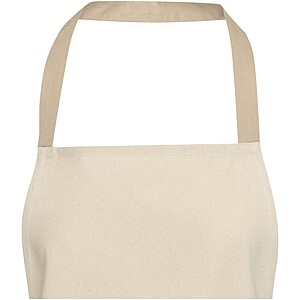 Nia 200 g/m2 recycled cotton apron, oatmeal