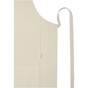 Nia 200 g/m2 recycled cotton apron, solid black