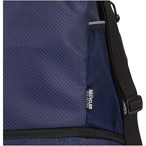 Nomad GRS recycled sports drawstring bag with bottom compartment 18L, navy