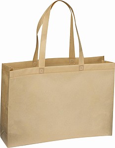 Non woven bag with bottom gusset