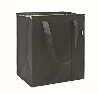 Non woven RPET cooler bag, black