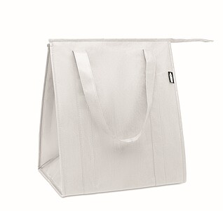 Non woven RPET cooler bag, white