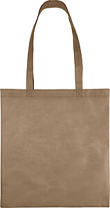 Nonwoven (80 gsm) shopping bag Taye, brown