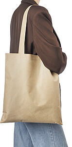 Nonwoven (80 gsm) shopping bag Taye, khaki