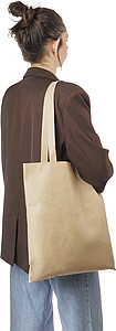 Nonwoven (80 gsm) shopping bag Taye, khaki