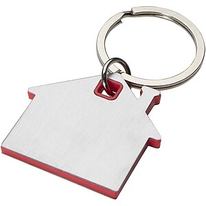 Nook house-shaped keychain, red