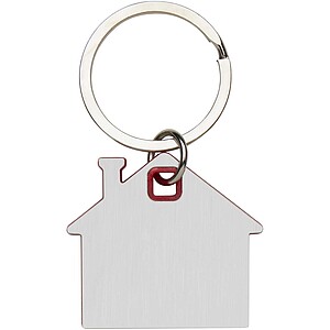 Nook house-shaped keychain, red