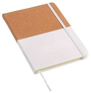 Notebook "CORKY A5 Brown/White